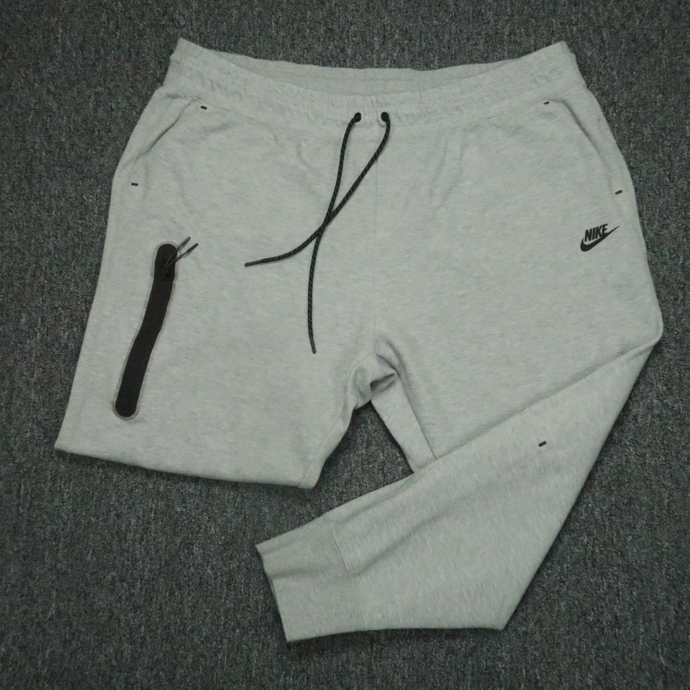 Nike Pants Womens‎ 2X Gray Sportswear Tech Fleece Jogger Drawstring Zip Pocket